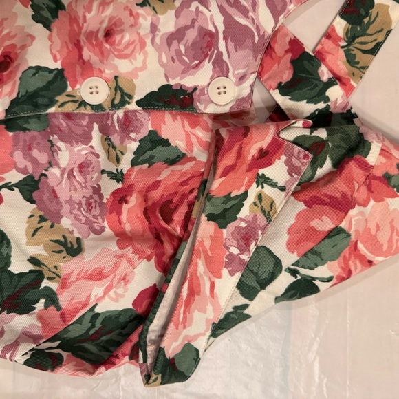 Carol Anderson | VNTG Floral Button-Down Dress with Belt - Picture 3 of 11